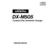 Cover page of ONKYO DX-M505 Owner's Manual