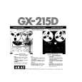 Cover page of AKAI GX-215D Owner's Manual