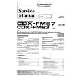 Cover page of PIONEER CDX-FM63 Service Manual