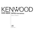 Cover page of KENWOOD KDC-8020 Owner's Manual