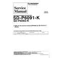 Cover page of PIONEER SDP6091K Service Manual