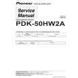 Cover page of PIONEER PDK-50HW2A Service Manual