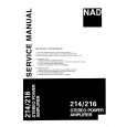 Cover page of NAD 214 Service Manual
