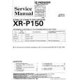 Cover page of PIONEER XR-P150 Service Manual