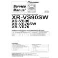Cover page of PIONEER XR-VS70SW/DBDXJ Service Manual