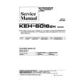Cover page of PIONEER KEH6016ZH Service Manual