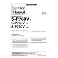 Cover page of PIONEER SP760V E Service Manual