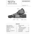 Cover page of KENWOOD TM-471A Service Manual