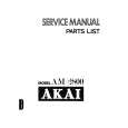 Cover page of AKAI AM-2800 Service Manual