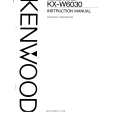 Cover page of KENWOOD KX-W6030 Owner's Manual