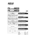 Cover page of AKAI FX SYSTEM M630 Owner's Manual
