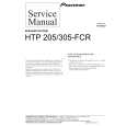 Cover page of PIONEER HTP-305-FCR Service Manual