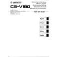 Cover page of PIONEER CSV180 Owner's Manual