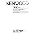 Cover page of KENWOOD DV-S701 Owner's Manual