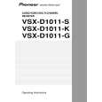 Cover page of PIONEER VSX-D1011-G/FXJI Owner's Manual