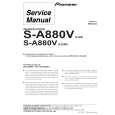 Cover page of PIONEER S-A880V/XJI/E Service Manual