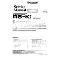 Cover page of PIONEER RSK1 Service Manual