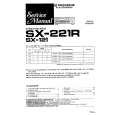 Cover page of PIONEER SX-221R Service Manual