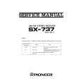 Cover page of PIONEER SX-737 Service Manual
