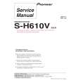 Cover page of PIONEER S-H610V/SXTW/EW5 Service Manual