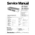 Cover page of TECHNICS SH8025/K Service Manual