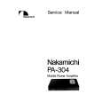 Cover page of NAKAMICHI PA-304 Service Manual