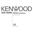 Cover page of KENWOOD KDC-3020R Owner's Manual