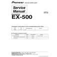 Cover page of PIONEER EX-500/KUXU/CA Service Manual