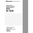 Cover page of PIONEER S-1EX/XTW1/E5 Owner's Manual