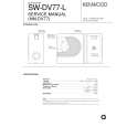 Cover page of KENWOOD SWDV77L Service Manual