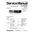 Cover page of TECHNICS RSM245X Service Manual