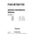 Cover page of CANON FAXB155 Service Manual