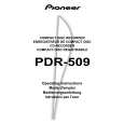 Cover page of PIONEER PDR-509 Owner's Manual