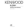 Cover page of KENWOOD K-CD01 Owner's Manual