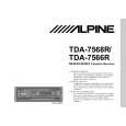 Cover page of ALPINE TDA-7566R Owner's Manual