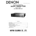 Cover page of DENON PMA-730 Service Manual