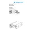 Cover page of SENNHEISER MZN 16P48 MZN 16P48-U Owner's Manual
