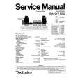 Cover page of TECHNICS SA-DV150 Service Manual