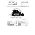 Cover page of KENWOOD TM731A Service Manual