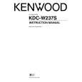 Cover page of KENWOOD KDC-W237S Owner's Manual
