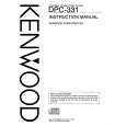 Cover page of KENWOOD DPC331 Owner's Manual