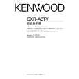 Cover page of KENWOOD CXR-A3TV Owner's Manual