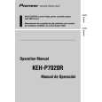 Cover page of PIONEER KEH-P7020R Owner's Manual