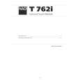 Cover page of NAD T762I Service Manual