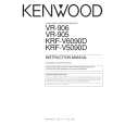 Cover page of KENWOOD VR-905 Owner's Manual