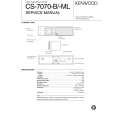 Cover page of KENWOOD CS-7070-B Service Manual