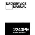 Cover page of NAD 2240PE Service Manual