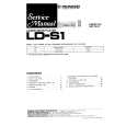 Cover page of PIONEER LD-S1 Service Manual