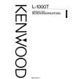Cover page of KENWOOD L-1000T Owner's Manual