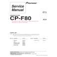 Cover page of PIONEER CP-F80/SXTW/EW5 Service Manual
